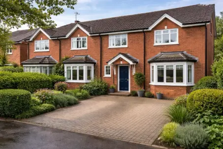 Terraced house near Priory Park with separate utility cupboard