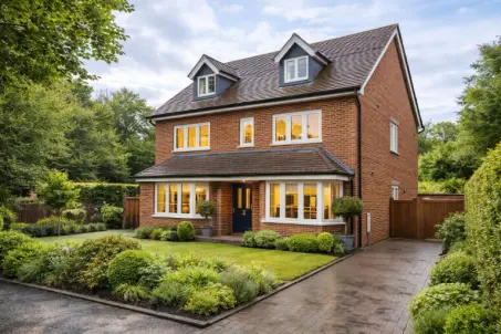 Detached house near Priory Park with allocated parking