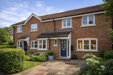 Terraced house near Priory Park with study nook for home working