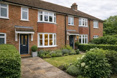Terraced house near the Pantiles with bright bay-fronted sitting room