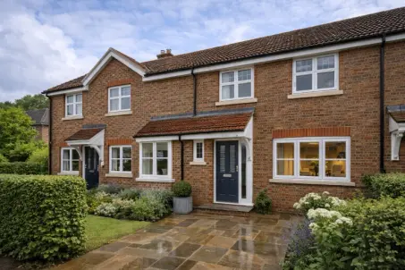 Terraced house near Guildford station with loft room for flexible use
