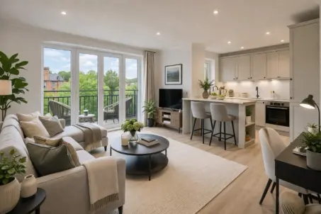 Modern apartment near Guildford station with lift access
