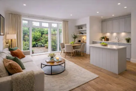 Garden flat near Bromley South with private patio garden