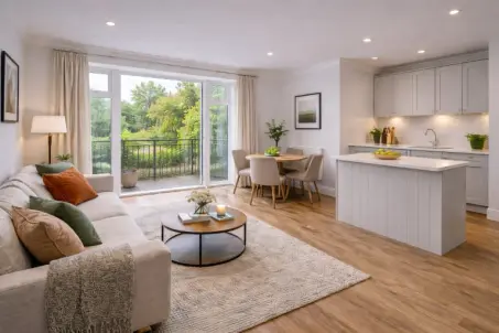 Maisonette near Bromley South with an efficient utility cupboard